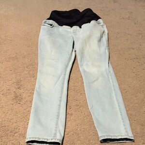 Women's Light Blue Maternity Jeans Size 10
